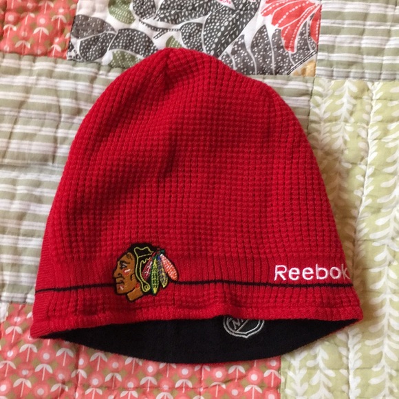 NFL Blackhawks reversible hat, Head hat, face mask - Picture 2 of 5